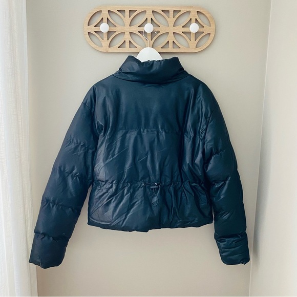 Altar'd State Zip Up Puff Jacket Black Sz Medium - Picture 6 of 10